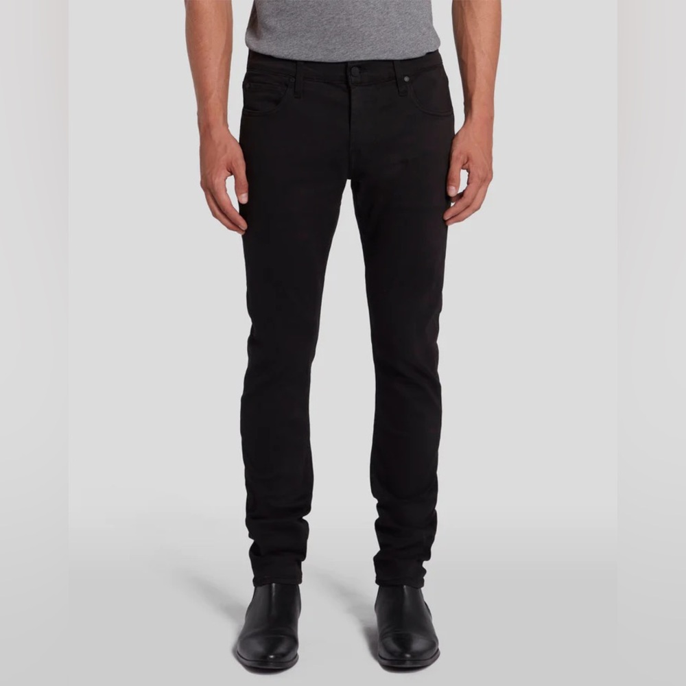 7 For All Mankind Paxtyn Men’s Black Skinny Luxe Sport Fit Denim Jeans size 33